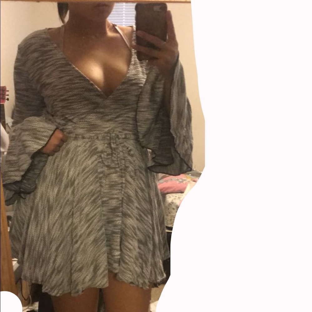 Flowy Long Sleeve Dress